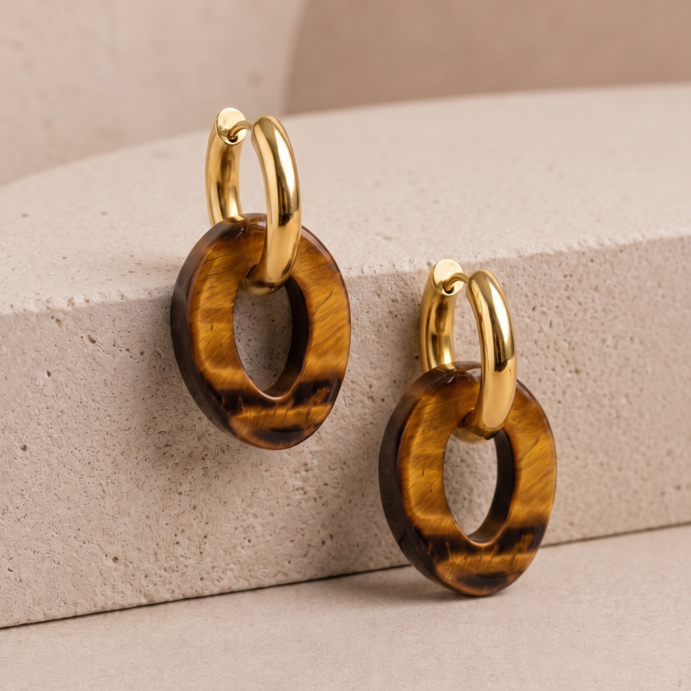Aretes Piedra Viva Cafés