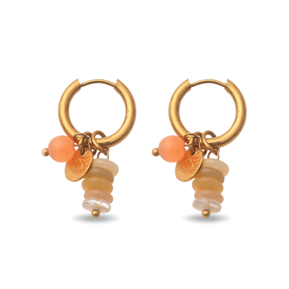 Aretes Astra Naranjas
