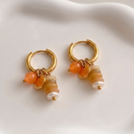 Load image into Gallery viewer, Aretes Astra Naranjas
