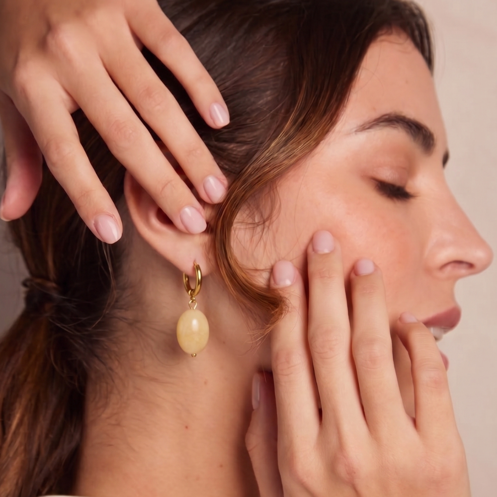 Aretes Lumina Amarillos