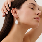 Load image into Gallery viewer, Aretes Lumina Blancos
